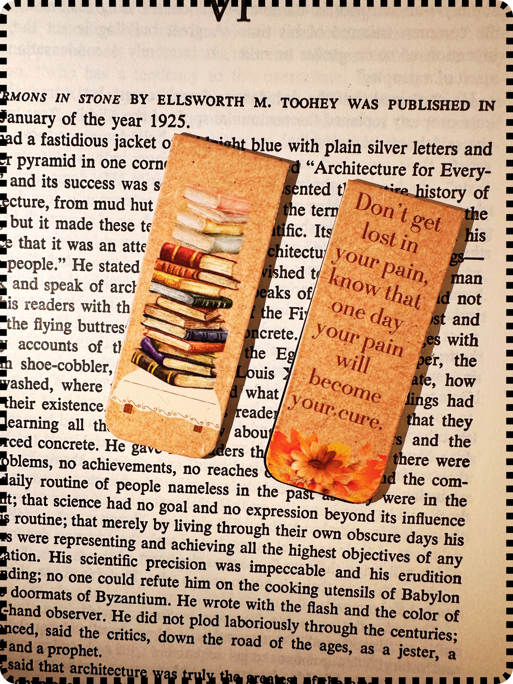 Rumi-Inspired Magnetic Bookmark Set (3-Pack) Double-Sided