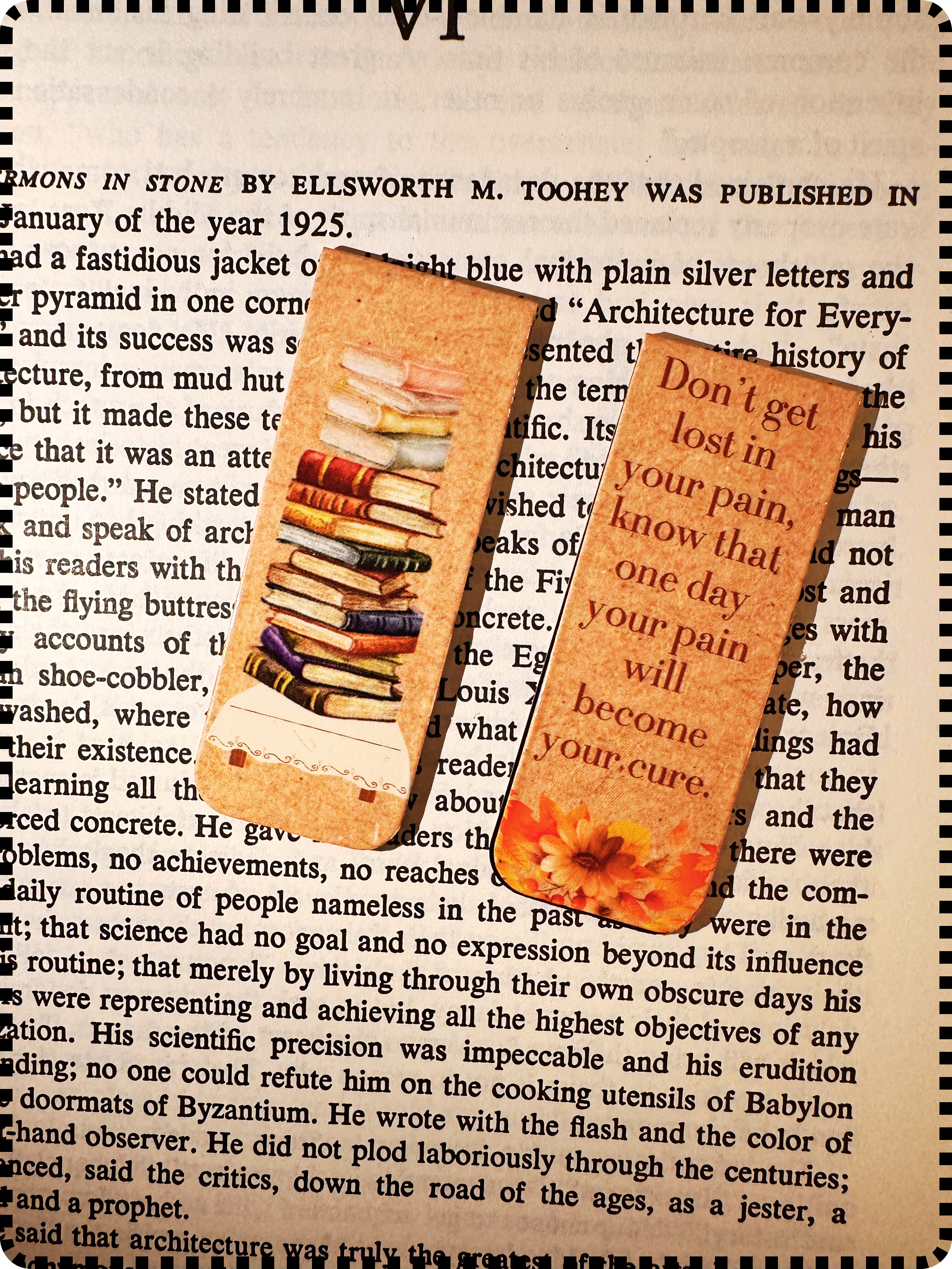 Rumi-Inspired Magnetic Bookmark Set (3-Pack) Double-Sided