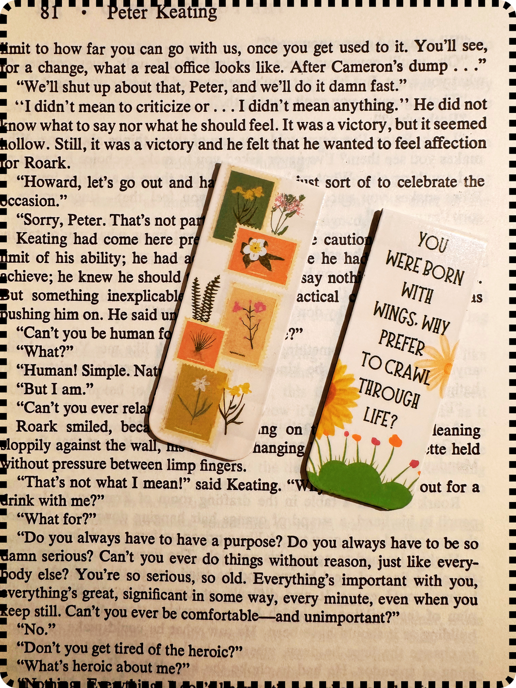 Rumi-Inspired Magnetic Bookmark Set (3-Pack) Double-Sided