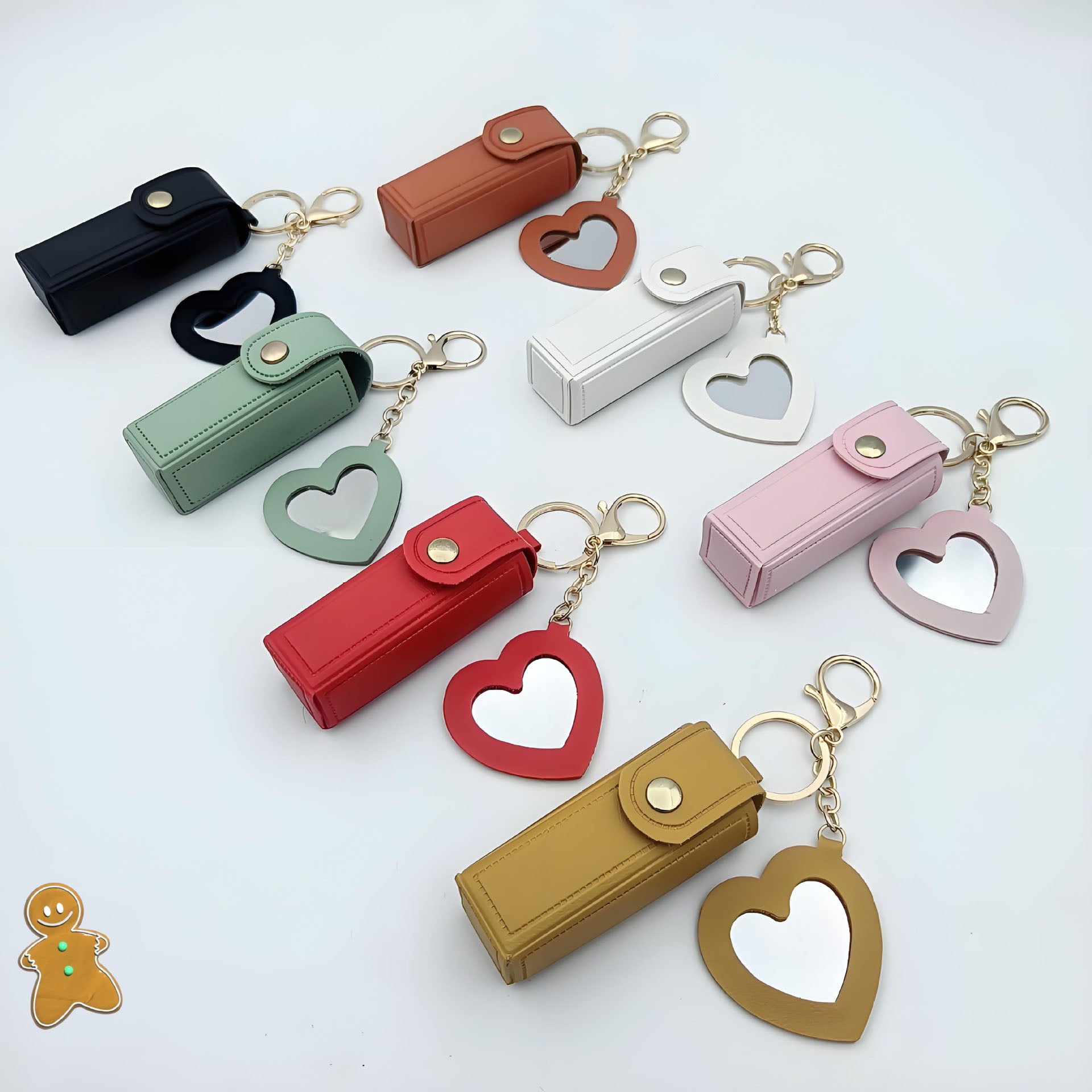 High Quality PU Leather Keychain Lipstick Holder (Copy)